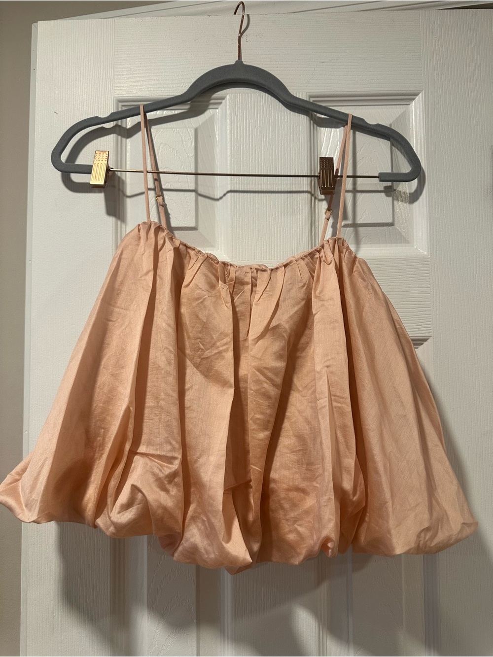 H&M Dusty Pink/Peach Bubble Cami Top and maxi skirt set